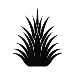 Fototapeta premium Grass Tuft Icon Vector Illustration
