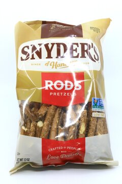 Pretzels rod snacks in a bag from Snyder's Food