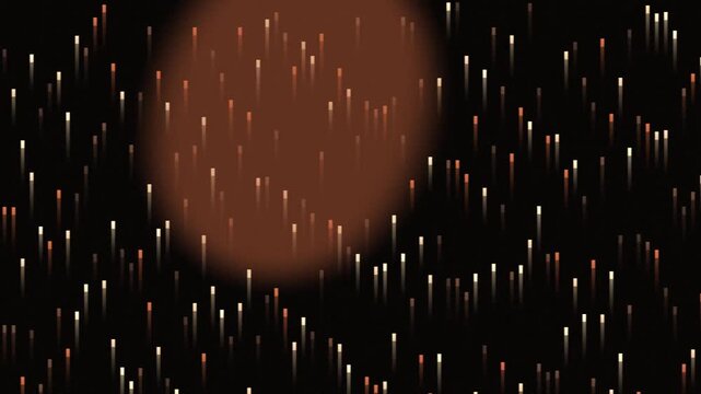 Vibrant abstract patterns and geometric lines animating and glowing on a fluid background