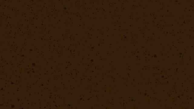 Seamless loop of abstract chocolate brown grunge texture background with dark grain