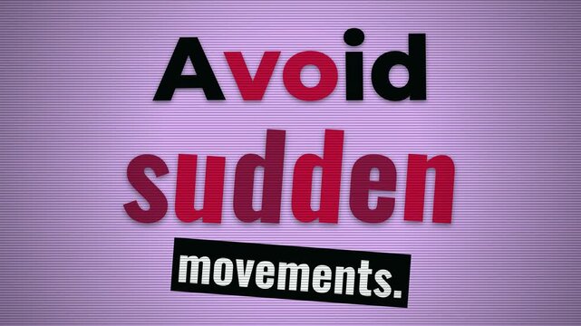 Avoid text crossed out with a red stroke on purple lined background A motivation quote concept for business