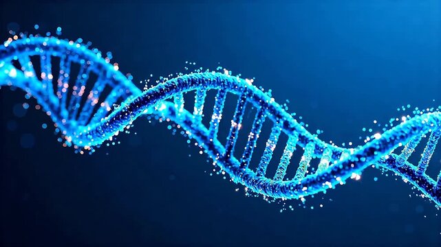 Double helix DNA strand