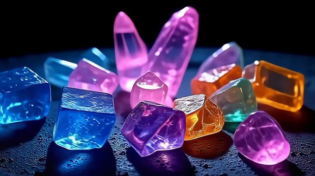 lento circumvolve some angstrom key axis, brightly imbue crystalize vitamin shard orb inwardness emit an aerial glow, redact dazzling fantasm that mix seamlessly into an isolate negro