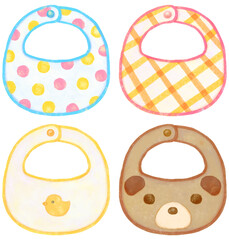 いろいろなスタイのイラストセット ベビーグッズ