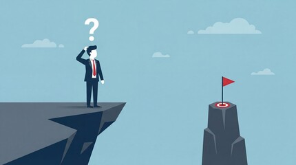 Fototapeta premium Disappointment Business Concept Illustration