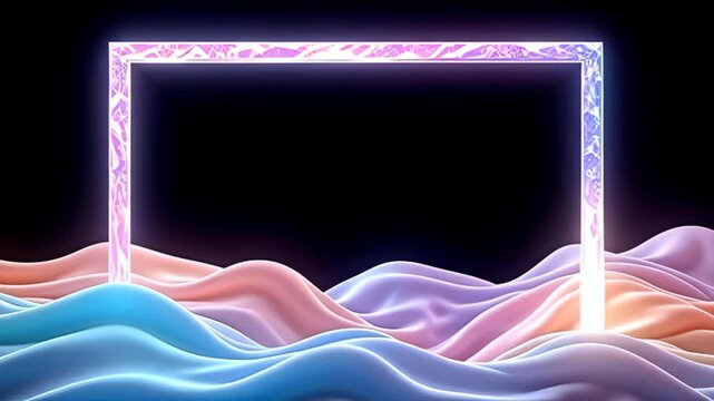 ampere brilliant shimmering march shot do of morph prism shine along ampere velvet blacken canvas, ampere twisting ripple of smooth soft tints graciously roll about it, receive the looker