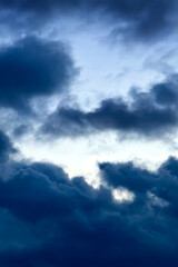 Obraz premium Dramatic Storm Clouds Background