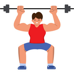 Naklejka premium Sport Activity Illustration