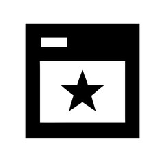 Webpage Star Pro Icon