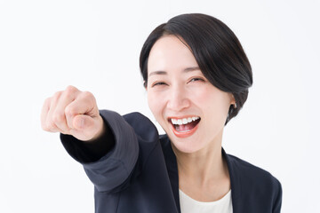 応援するビジネスウーマン