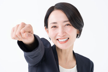 応援するビジネスウーマン