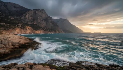 Obraz premium sunset over the sea