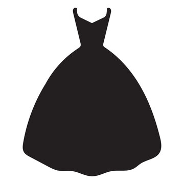 Classic Dress Silhouette Icon