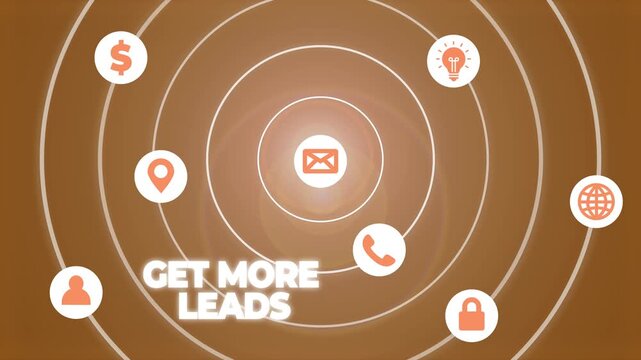 Get more leads vector graphic