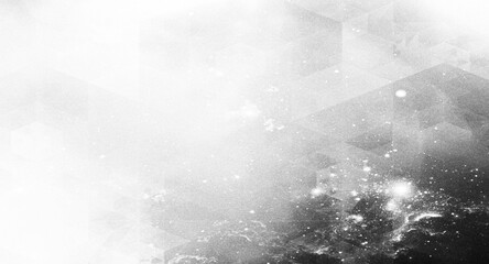 Geometric Nebula Abstract Background © samsulalam