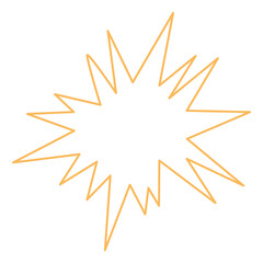 Sharp Outline Explosion Vector © Wira