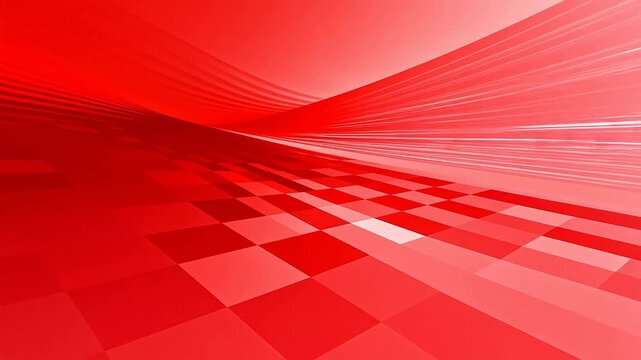 Red abstract geometric pattern