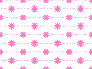 花のシームレスパターン　B-1