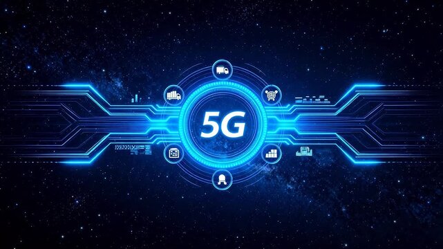 5G technology network concept