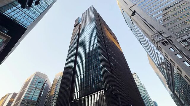 大手町駅前交差点周辺の高層ビル群