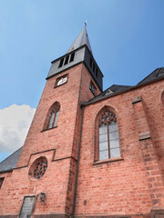 Obraz premium Valentinuskirche (St. Valentine's Church) during a summer season in Hohenecken near Kaiserslautern, Germany