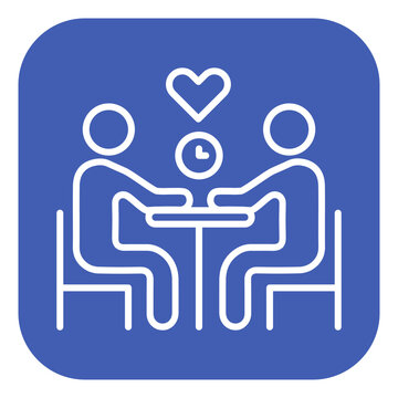 Speed Dating Vector Icon