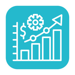 Growth Metrics Vector Icon