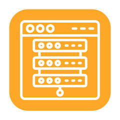 Cache Server Vector Icon © SAMDesigning