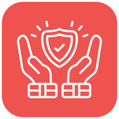 Fototapeta premium Safety Measures Vector Icon