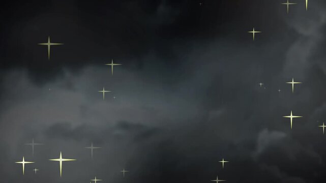 cross in the sky with stars,The cross in the sky amidst shining stars creates a serene and spiritual scene,
This sight reminds us that light and hope are always present, no matter how deep the darknes