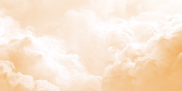 soft golden cloudscape background with dreamy pastel sky creating a calm and ethereal sky background perfect for wallpapers, inspirational designs