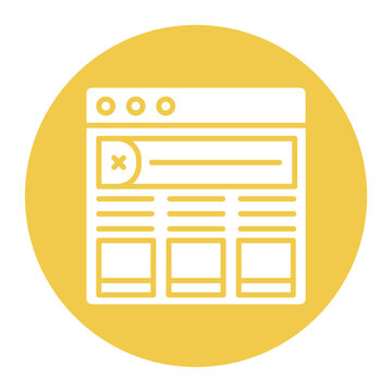 High Fidelity Wireframe Icon