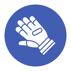 Obraz premium Goalkeeper Glove Icon