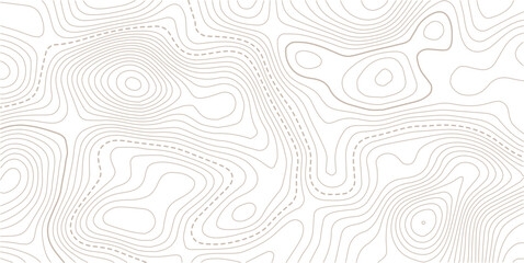 Topographic gold luxury map background. Geographic abstract pattern.The stylized height of the topographic map contour in lines and contours isolated on transparent. © NAZMA