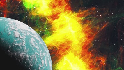 Futuristic Alien planet © turbomotion046