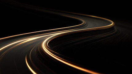 闇を切り裂く光の軌跡