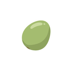 Cartoon Olive Depicting Freshness and Natural Green Color.