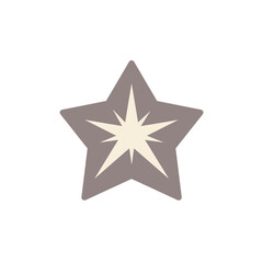 Grey Starburst Design with Central Light Beige Burst.