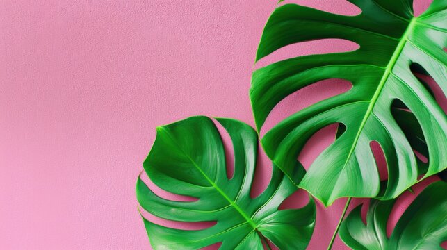 Beautiful Collection of Pink Water Plantains and Swiss Cheese Plant