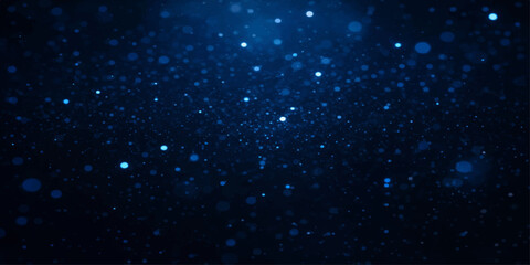 Abstract Celestial: A captivating display of shimmering lights, like a cosmic dance of stardust against a deep, dark backdrop. Evokes a sense of wonder and the unknown. © FANUSH