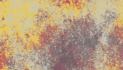 Abstract textured background with rust and yellow hues
