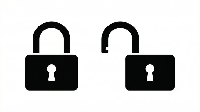 Padlock Security Icons