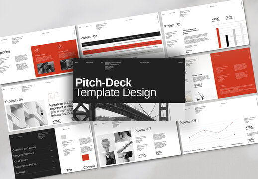 Pitch Deck Template Design