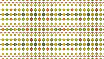 メキシコの民俗芸術スタイルで明るい色の幾何学模様のシンプルな壁紙パターン