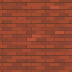 Obraz premium A close-up view of a textured red brick wall showcasing various shades and patterns (1)