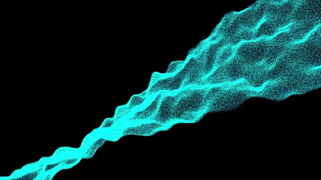 Abstract seamless loop of mesh topographic glowing Crypto currency big data block chain and digital technology concept