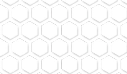 背景透過　六角形のシームレスパターン