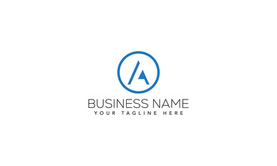 Fototapeta premium Modern Minimal A Letter Logo Vector Design Template