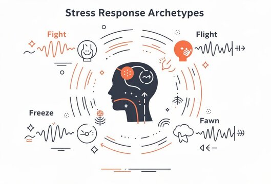 Understanding Stress Response Archetypes Analyzing Fight Flight Freeze Fawn Patterns in Human Behavior for Insightful Psychological Exploration and Self Awareness