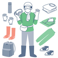 災害ボランティアの持ち物